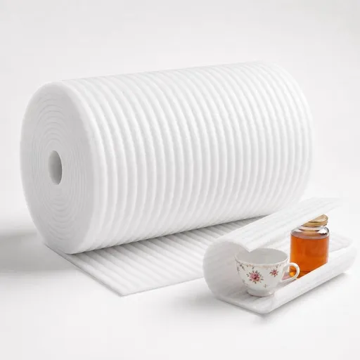 Protective Foam Packaging Roll, 3mm Thick EPE Cushion Foam Wrap, Lightweight Shock Absorbing Foam Sheets for Shipping Fragile Items, Storage & Moving Supplies(2in x 197in)