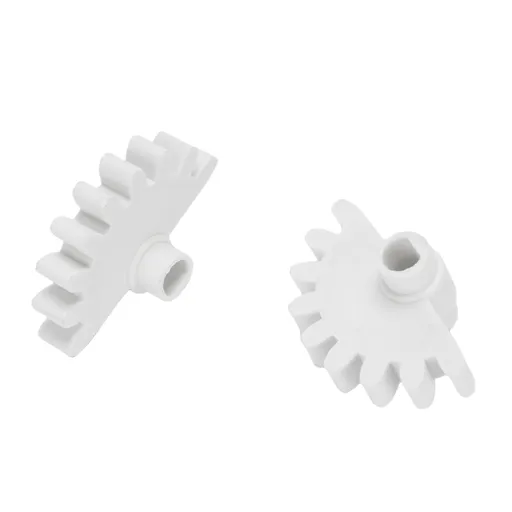2 Pcs Mini Split AC Grille Gear Reinforced Part 9319292014 Air Conditioner Heater Grille Gear Reinforced Part White