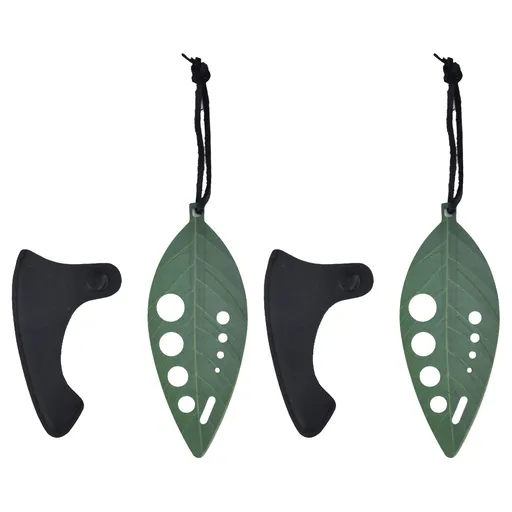 Herb Stripper Multifunctional 9 Holes Stainless Steel Vegetable Leaf Remover with Protective Holder