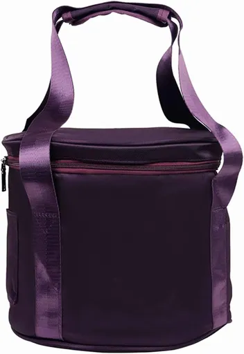 Singing Bowl Carry Bag Thick Padded Portable Travel Case with Handle for Yoga Meditation Purple, 10 inches Size