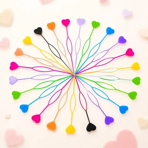 20Pcs Create stunning beaded hairstyles effortlessly Automatic Hair Beader,Loading Beads on Hair Braids Beader Tool for Kids Girls(Random Color)Plastic