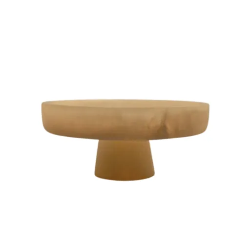 Hand-Poured Pedestal Serving Bowl