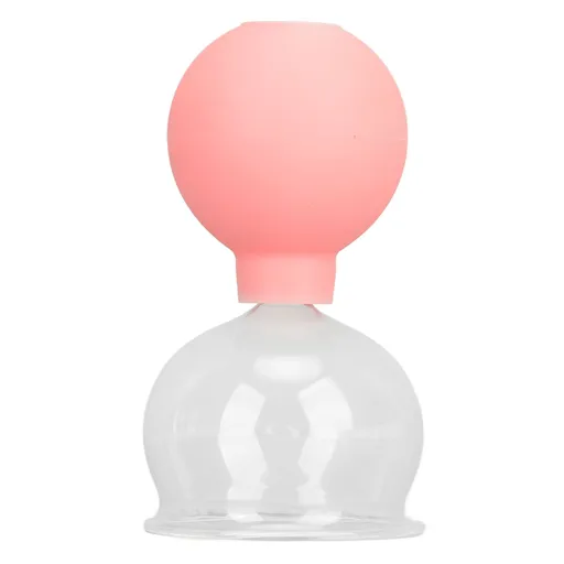 Glass Silicone Cupping Cup Vacuum Suction Massage Therapy for Face Skin Beauty Tool Model 5