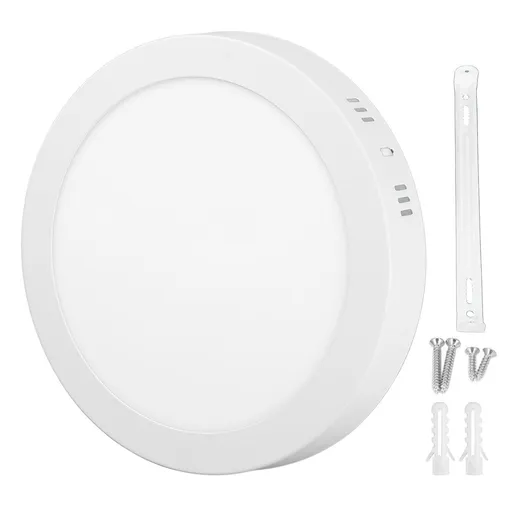 LED Flush Mount Ceiling Light 18W 6000K White Light Ultra Thin Round Flat Panel Ceiling Light for Hallway 85‑265V