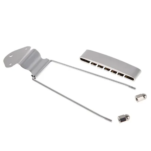 Metal Tailpiece Bridge 6 String Guitar Trapeze Tailpiece Bridge Replacement Parts Metal Jazz Electric Archtop Guitar Bass for Upgrade Material Quality