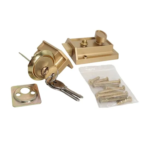 Easyly To Install Surfaces Mount Deadbolts Lock For Wood Or Metal Door Universal Fit Left Right Hand Installation