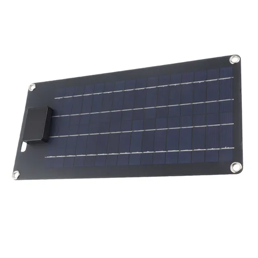 50W Solar Panel 12V High Efficiency Monocrystalline Solar Panel Dual USB Charger for Vehicle Battery and Mobile Phone Charging