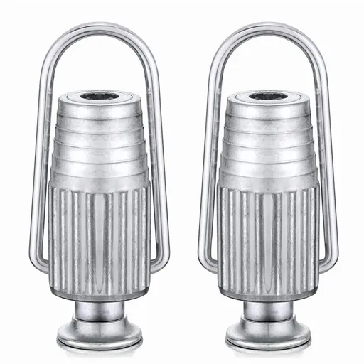 Aluminum 2-Pack Clothesline Rope Tighteners, Heavy-Duty Pulley Tensioners for Clothesline and Fixed Lines