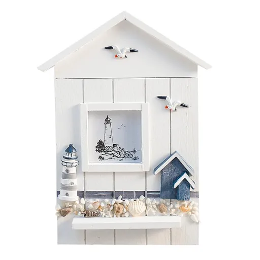 Wood Keys Box Wall Mounted Sundries Holders Practical Convenient Key Holder Storage Box Cabinet