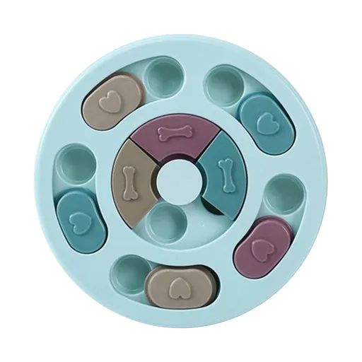 Dog Brain-Boosting Food Feeder (Green), Dog Puzzles Dogs Foodes Puzzle Feeder Toys for Iq Training & Mental Enrichment Dog Puzzle, Green Blue