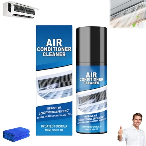 Foaming Air Conditioner Cleaning Spray, Foaming No-Rinse Air Conditioner Cleaner Spray, Ac Cleaner for Improved Cooling Efficiency And Air Quality