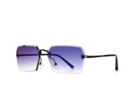 Fashion Rimless Sunglasses Women Luxury Brand Sun Glasses Female Eyewear Square Retro Lens UV400 Men Glasses