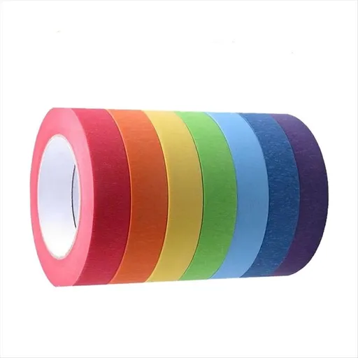 Colored Masking Tape,Colored Painters Tape for Arts and Crafts,Drafting Tape,Craft Tape Tape Paper TapeColorful Tape,A