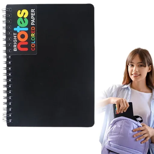 Rainbow Wirebound Notebook - Perforated 100-Sheet Journal, Large Inventory Clearance Flash Purchase