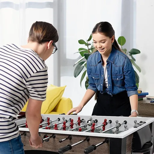 Foosball Soccer Table Game Activity for Home Office Recreation