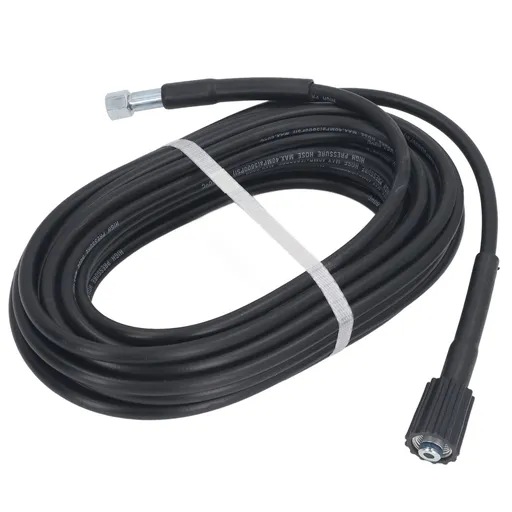 10m High Pressure Washer Hose PVC Rubber Explosion Proof Pipe Flexible Water Tube for Car Cleaning M22x1.5mm‑14mm Convex Brim Type