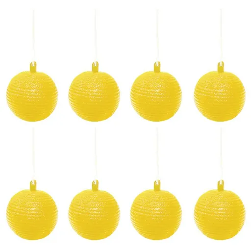 8pcs Hanging Fly Trap Ball Fruit Fly Catcher Sticky Trap Outdoor Pest Catcher for Garden Plants