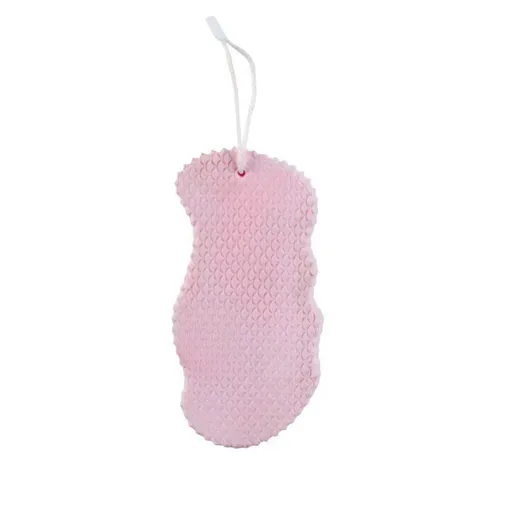 Magic Exfoliating Bath Sponge,3D Super Soft Exfoliating Bath Sponge, Skin Friendly and Reusable for Adults Children and Pregnant Women (Grey) 2.76x5.51x1.18 2.76" x 5.51" x 1.18" Gray