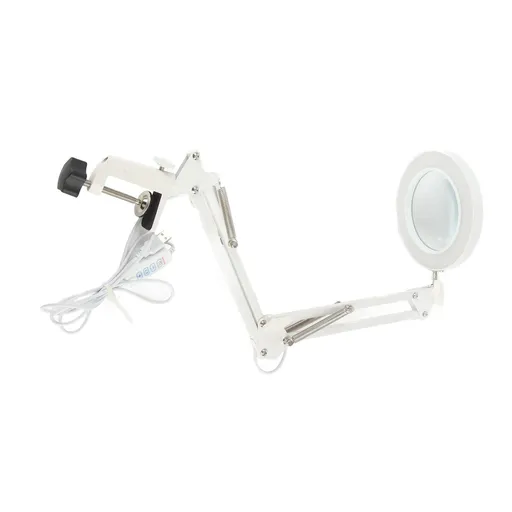 Magnifying Desk Lamp 5X Magnification 72 LED Beads 3 Light Modes Dimmable Lighted Magnifying Glass for Family Office