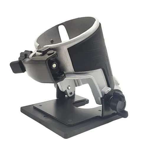 3709 370 Compact Router Tilt Base 90*90mm Angle Router Base Trimmer Protective Base Woodworking Accessories for Groove Cutting Jig Templates