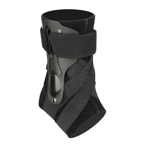 Ankle Support Brace, Adjustable Compression Ankle Stabilizer with Dual-Side Support for Sports & Training - L