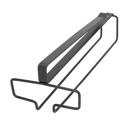 Wine Glass Rack Iron Space Saving Strong Load Bearing Under Cabinet Wine Glass Holder Hanger Storage Organizer for Kitchen Bar Restaurant