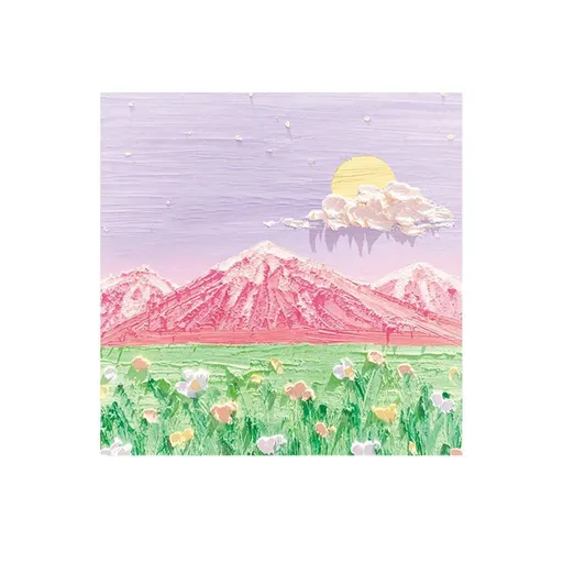 800 Sheets Colorful Oil Painting Sticky Notes Memo Pads Self-Adhesive Notes - 8#