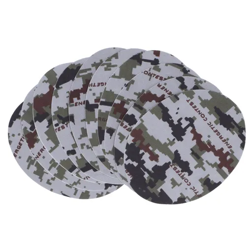 10PCS Camouflage Clothes Patches Clothing Repair Decorating Kit for Pants Down Jacket Decoration