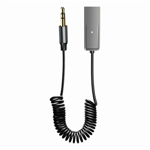 AUX Bluetooth Adapter Car 3.5mm Jack Audio Transmitter 5.2 Receiver USB Dongle Cable Handsfree Car with Microphone