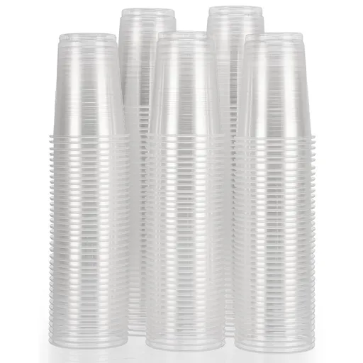 1200x 8oz (240ml) Premium Plastic Clear Cups Extra Strong PET BPA Free