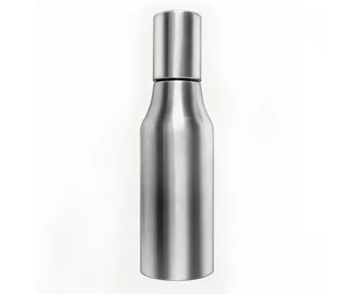 500ML 750ML 1000ML Stainless Steel Oil Vinegar Bottle Container Sauce Dispenser-Silver 750ML