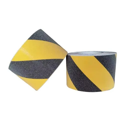 Anti Slip Tape High Grip Adhesive For Flooring Stair Tread - Yellow&Black (5cm x 5m)