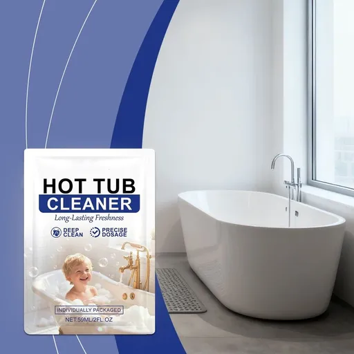Bathtub Hot Tub Cleaner Powder Limescale Soap Scum Remover For SPA Bath Tub Maintenance 59ml