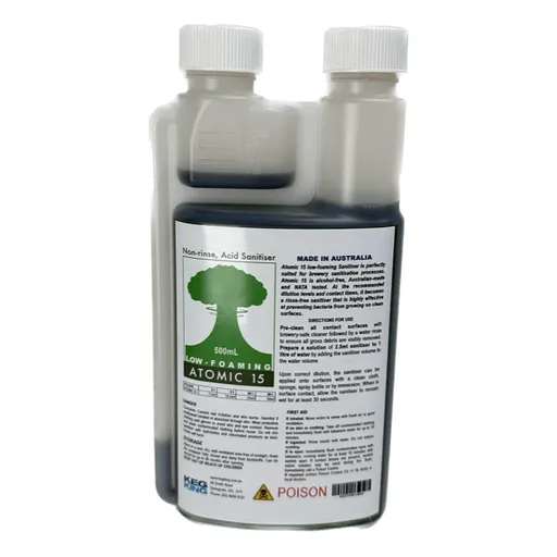 Atomic 15 - Low Foaming Sanitiser 500ml