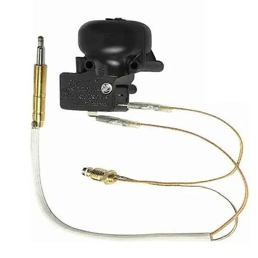 Thermocouple and tilt switch for patio heater tip protection