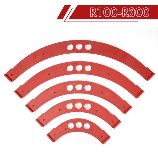 R100-R300 Arc Radius Template Set for Woodworking, Router Jig for Cutting Inner and Outer Rounded Corners on Desktops, Cabinets, Closets and Corner Shelves (F2522)