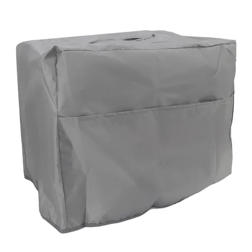 Welding Machine Canopy Waterproof 190T Silver Plated Polyester Taffeta UV Proof Welder Dust Cover for Garden Balcony 50x25x31cm/19.7x9.8x12.2in Grey