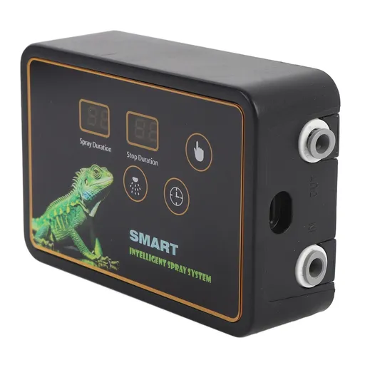Rainforest Tank Timer Misting System Quiet Touch Control Automatic Reptile Mister with Timer 360° Adjustable Nozzles DC 5V US Plug