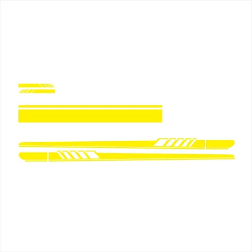 Racing Stripes Car Stickers Sport Stripes Styling Decorated Door Hood Mirrors Vinyl Sticker Accessories for car Trucks(5PCS)