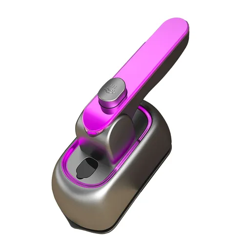 Portable Travel Steam Iron for Clothes 40W Rotating Handheld Mini Ironing Machine with 25ml Water Tank for Wet and Dry Use Grey