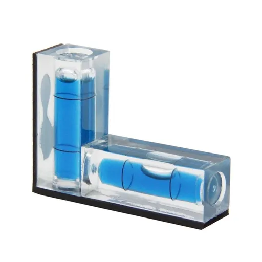 Small L Shaped Magnetic Spirits Levels Precision Bubble Levels Horizontal Bubble Measuring Tool