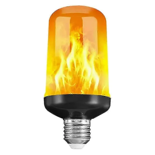 LED Flame Effect Bulb E27 Decorative Fire Flicker Black-B