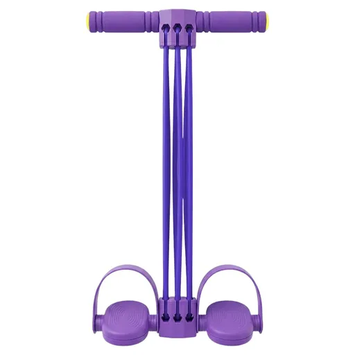Pedal Resistance Bands with Handles, Home Abdominal and Waist Toning Fitness Equipment, Crunches Elastic Pull Rope, and Core Training