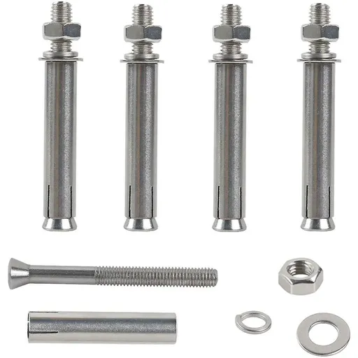 M6X100Mm Hex Expansion Bolts 304 Stainless Steel Expansion Screws Heavy Duty Concrete Anchors Fixing Screws For Wall