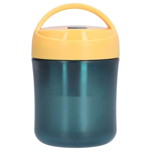 Insulated Food Jar 500ml 304 Stainless Steel Silicone Waterproof Keep Warm Lunch Box for SoupYellow