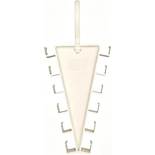 V Double-Sided Closet Organizer Hanger 360° Easy Rotation Saving Closet Hanger Rack, Double Side Hook for Belts Ties Scarves Jewelry (1pc)