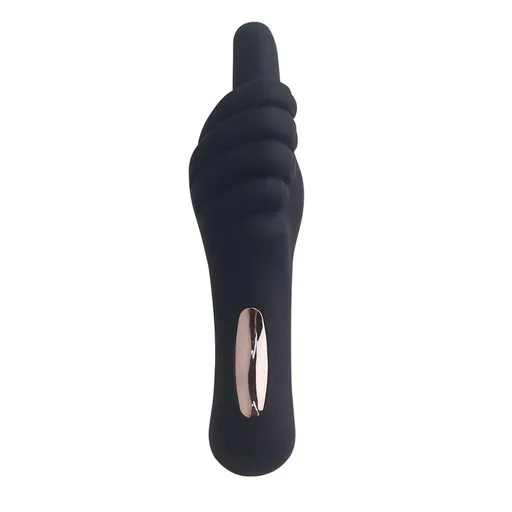 House Of Dasein 10 Frequency Magic Finger Vibrator Usb Rechargeable Sex Toy Women - Black