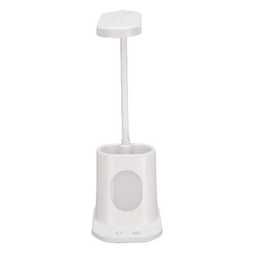 LED Table Lamp USB Rechargeable 3 Color Temperatures Touch Control Desk Lamp with Pen Holder for Bedroom Dormitory