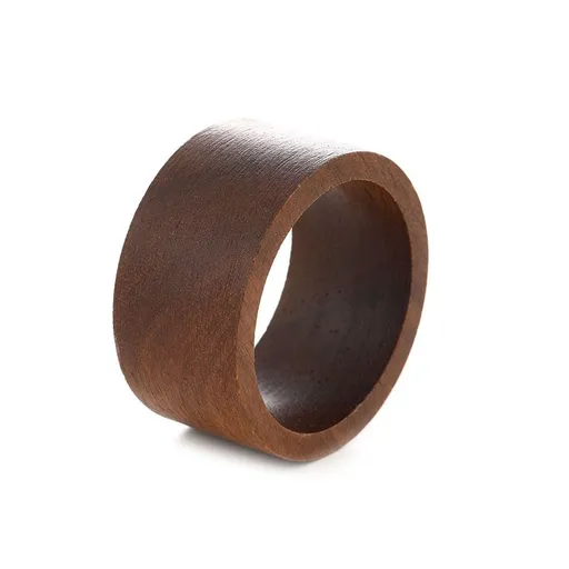 Wooden Napkin Ring for Weddings Dinner Parties or Every Day Use Use Fashionable and versatile tabletop napkin buckle