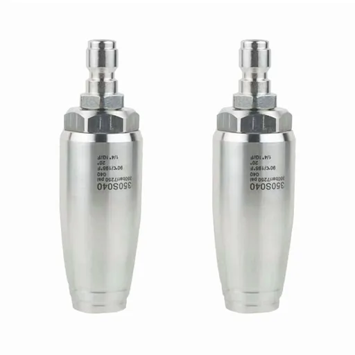 2X Turbo Nozzle Pressure Washer Tips for Hot and Cold Water Rotating Nozzle 1/4 Inch Quick Connect Orifice